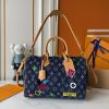 LV Speedy Bandoulière Monogram Denim Patchwork Bag M13282-M15241 BC LV Speedy Bandoulière Monogram Denim Patchwork Bag M13282-M15241 BC