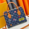 LV OnTheGo PM Monogram Denim Bag M46373 BC LV OnTheGo PM Monogram Denim Bag M46373 BC