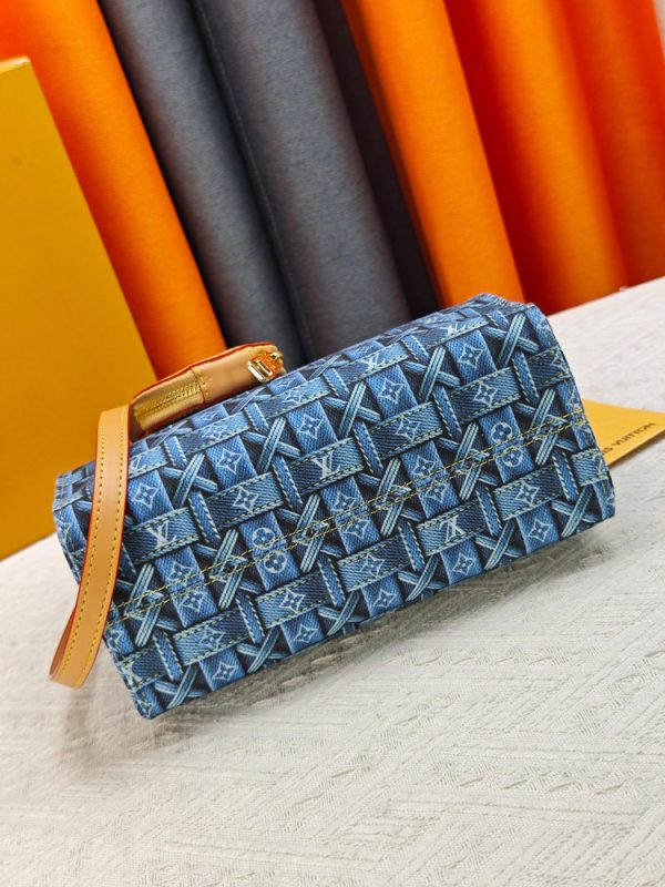 LV OnTheGo PM Monogram Denim Woven Bag M46373 BC