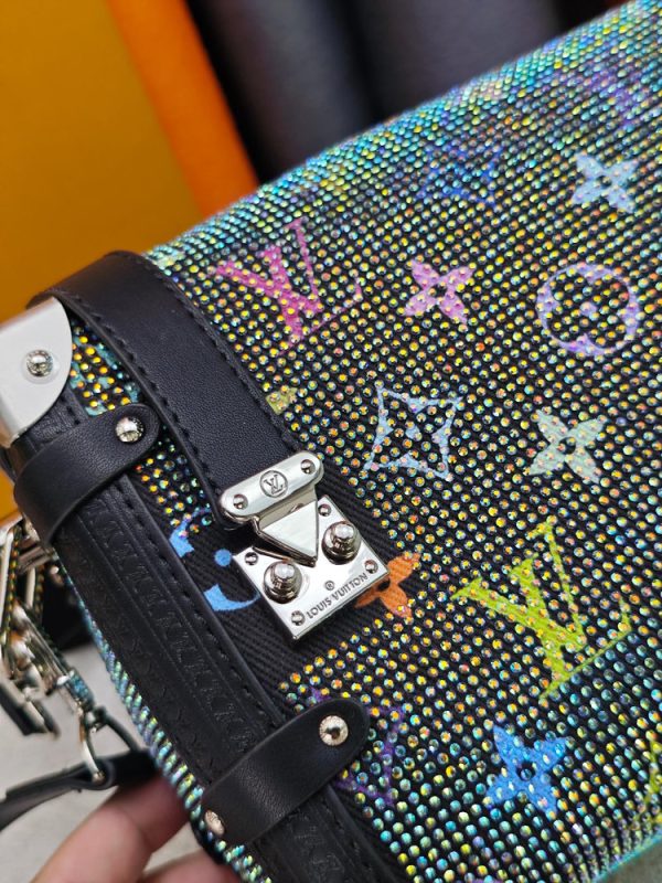 LV Side Trunk Rhinestone Monogram Bag M46907-M46358 BC LV Side Trunk Rhinestone Monogram Bag M46907-M46358 BC