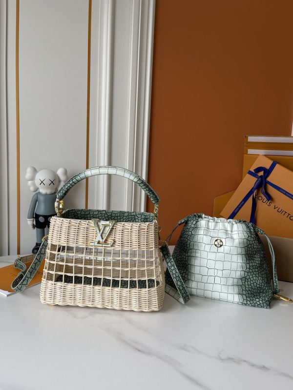 LV Capucines BB Wicker Bag M85481 BC