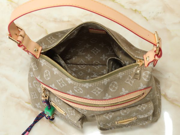 LV Baggy Monogram Denim Green Bag M27328-M27329-M28266 BC