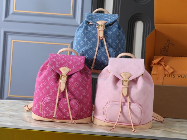 LV Montsouris PM Monogram Denim Bag M11197-M11198 BC