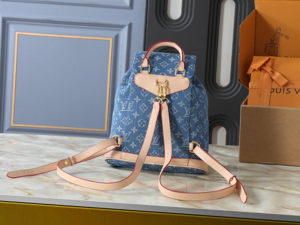 LV Montsouris PM Monogram Denim Bag M11197-M11198 BC
