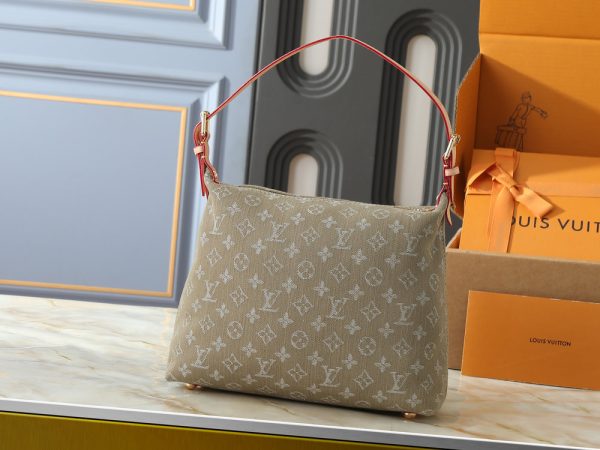 LV Baggy Monogram Denim Green Bag M27328-M27329-M28266 BC