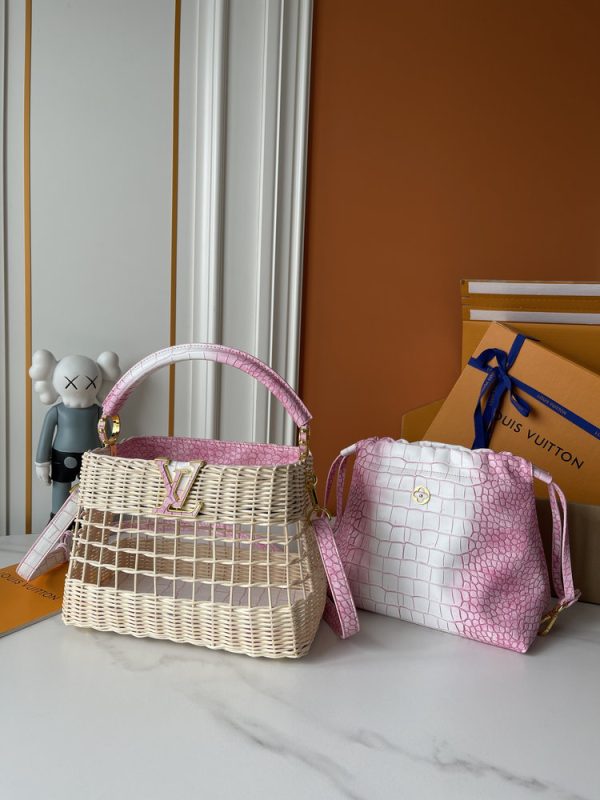 LV Capucines BB Wicker Bag M85481 BC