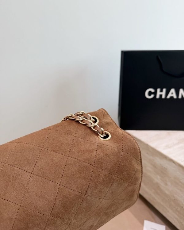 CN Suede Souplissimo Maxi Flap Bag QA CN Suede Souplissimo Maxi Flap Bag QA