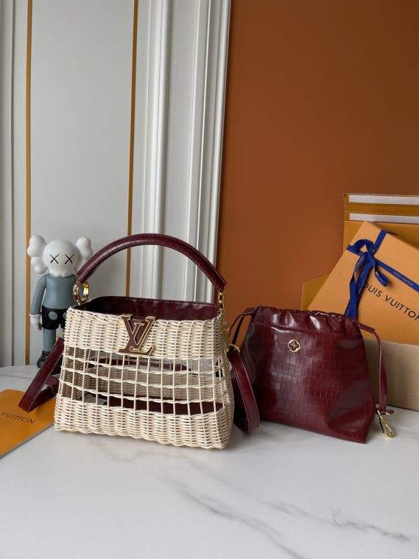 LV Capucines BB Wicker Bag M85481 BC