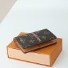 LV Pocket Organizer Crafted in The Signature Brown Monogram Canvas KK01150