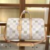 LV Keepall Bandoulière 50 Damier White Bag M40667-M41416 BC