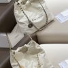 CN 22 Small Bag Shiny Calfskin White C2301650