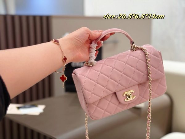 CN Mini Flap Top Handle Bag Lambskin C2301450