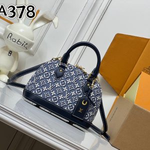 LV Alma BB Monogram Jacquard Denim Bag M2A378-M53152-M82717 BC