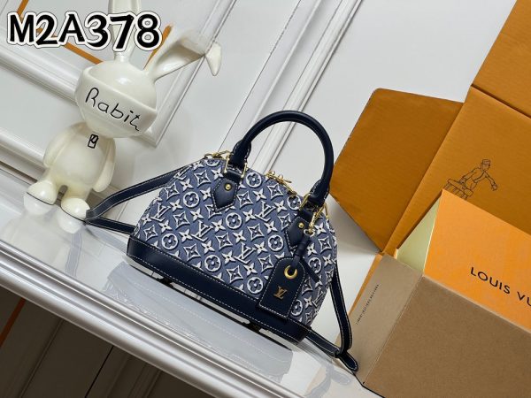 LV Alma BB Monogram Jacquard Denim Bag M2A378-M53152-M82717 BC