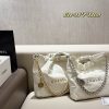 CN 22 Small Bag Shiny Calfskin White C2301650