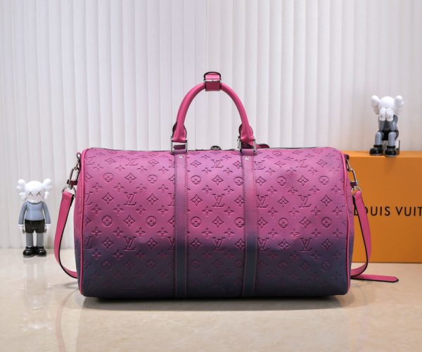 LV Keepall Bandoulière 50 Taurillon Illusion Leather M59712-M41416 BC LV Keepall Bandoulière 50 Taurillon Illusion Leather M59712-M41416 BC