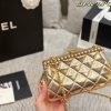 CN Pearl Clutch With Chain Metallic Gold C2301250