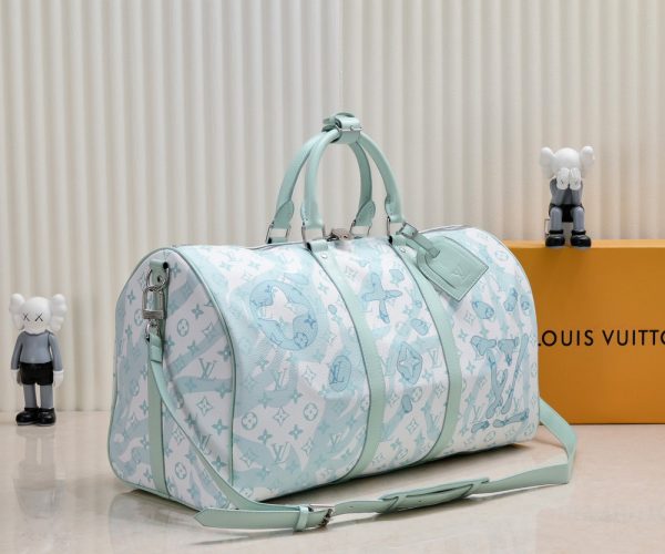 LV Monogram Aquagarden Keepall Bandoulière 50 M22570-M41416 BC
