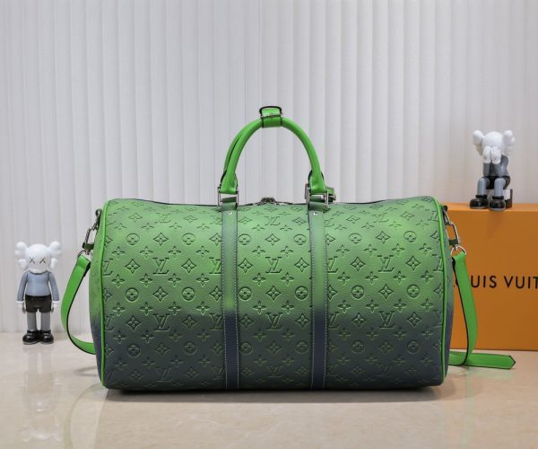 LV Keepall Bandoulière 50 Taurillon Illusion Leather M59712-M41416 BC LV Keepall Bandoulière 50 Taurillon Illusion Leather M59712-M41416 BC