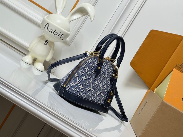 LV Alma BB Monogram Jacquard Denim Bag M2A378-M53152-M82717 BC
