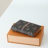 LV Pocket Organizer Crafted in The Signature Brown Monogram Canvas KK01150