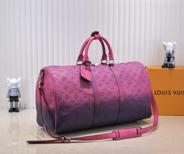 LV Keepall Bandoulière 50 Taurillon Illusion Leather M59712-M41416 BC LV Keepall Bandoulière 50 Taurillon Illusion Leather M59712-M41416 BC