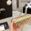 CN Pearl Clutch With Chain Metallic Gold C2301250