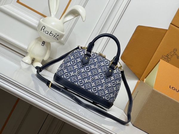 LV Alma BB Monogram Jacquard Denim Bag M2A378-M53152-M82717 BC