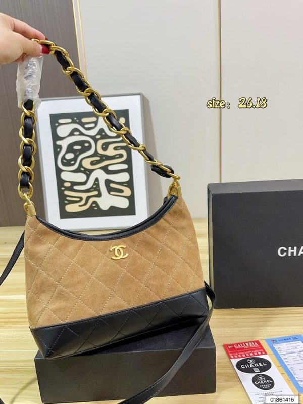 CN Small Hobo Bag Suede C2301250