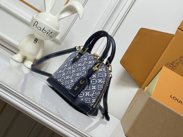 LV Alma BB Monogram Jacquard Denim Bag M2A378-M53152-M82717 BC