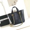 CN Mini Shopping Tote Calfskin Black KK05050