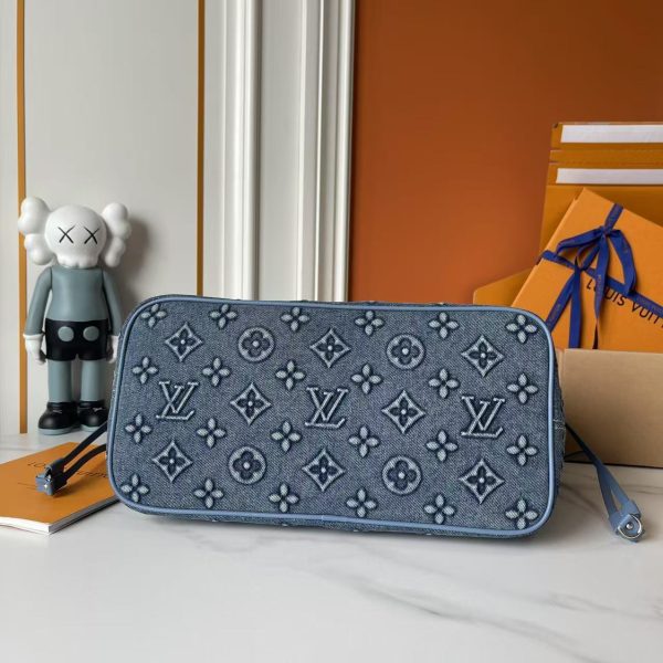 LV Neverfull MM Denim Bag M45685-M40995 BC LV Neverfull MM Denim Bag M45685-M40995 BC