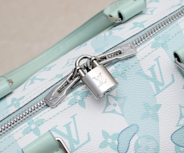 LV Monogram Aquagarden Keepall Bandoulière 50 M22570-M41416 BC