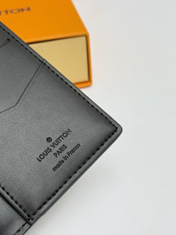 LV Aerogram Pocket Organizer in Black KK0950