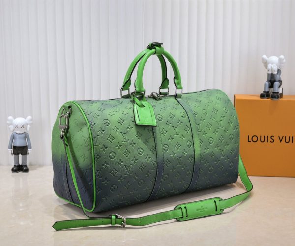 LV Keepall Bandoulière 50 Taurillon Illusion Leather M59712-M41416 BC LV Keepall Bandoulière 50 Taurillon Illusion Leather M59712-M41416 BC