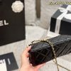 CN Pearl Clutch With Chain Metallic Black C2301250