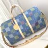 LV Keepall Bandouliere 50 Damier Blue Bag M41418-M11251 BC LV Keepall Bandouliere 50 Damier Blue Bag M41418-M11251 BC