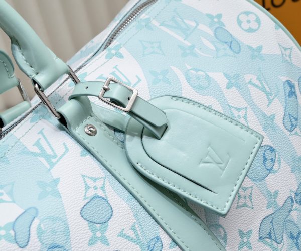 LV Monogram Aquagarden Keepall Bandoulière 50 M22570-M41416 BC