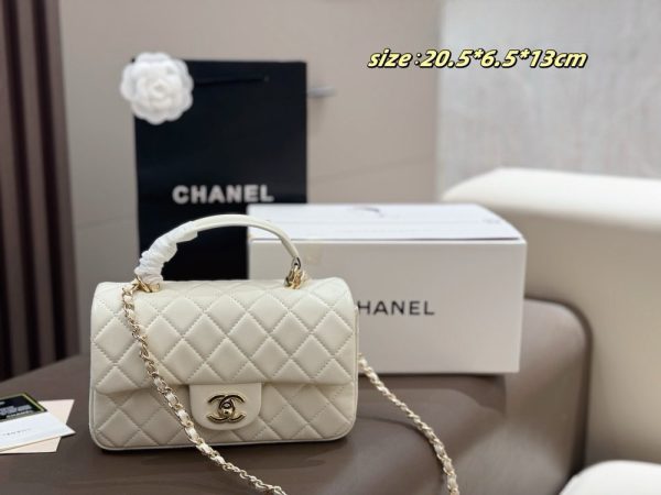 CN Mini Flap Top Handle Bag Lambskin C2301450