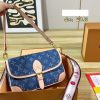 LV Monogram Denim Flap Shoulder Bag C2301250