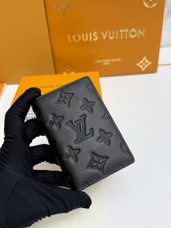 LV Monogram Shadow Pocket Organizer Wallet KK0950