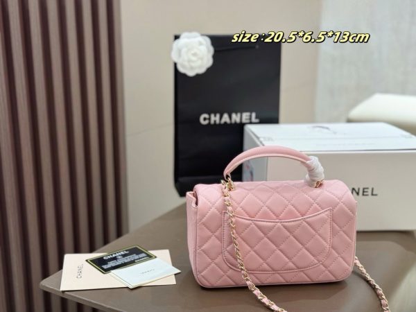 CN Mini Flap Top Handle Bag Lambskin C2301450
