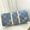 LV Keepall Bandouliere 50 Damier Blue Bag M41418-M11251 BC LV Keepall Bandouliere 50 Damier Blue Bag M41418-M11251 BC