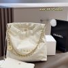 CN 22 Small Bag Shiny Calfskin White C2301650