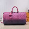 LV Keepall Bandoulière 50 Taurillon Illusion Leather M59712-M41416 BC LV Keepall Bandoulière 50 Taurillon Illusion Leather M59712-M41416 BC