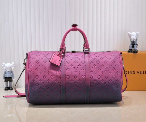 LV Keepall Bandoulière 50 Taurillon Illusion Leather M59712-M41416 BC LV Keepall Bandoulière 50 Taurillon Illusion Leather M59712-M41416 BC
