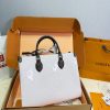 LV OnTheGo MM Monogram Vernis Bag C2301750