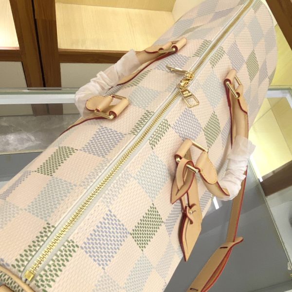 LV Keepall Bandoulière 50 Damier White Bag M40667-M41416 BC