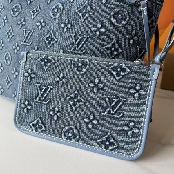 LV Neverfull MM Denim Bag M45685-M40995 BC LV Neverfull MM Denim Bag M45685-M40995 BC