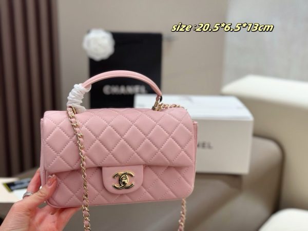 CN Mini Flap Top Handle Bag Lambskin C2301450